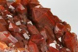 Natural, Red Quartz Crystal Cluster - Morocco #181560-2